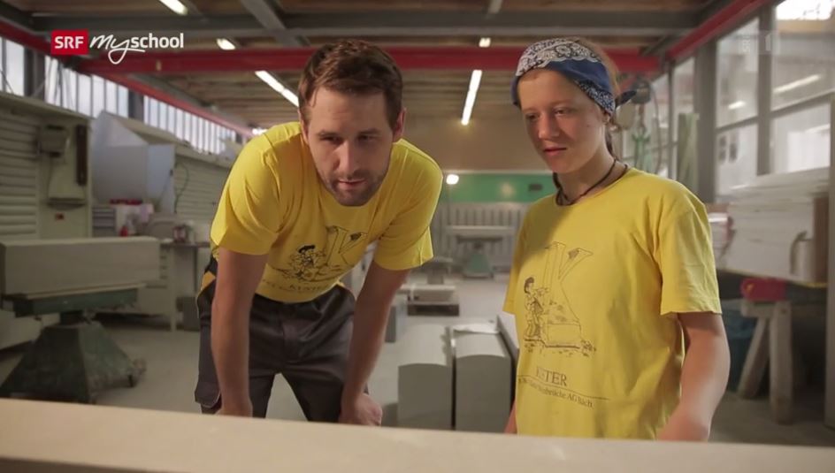 Steinmetz/in EFZ – Film mit Porträt einer Lernenden