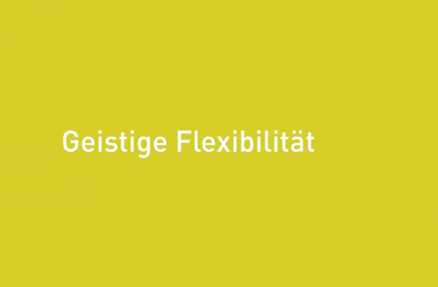 Berufliche Anforderungen: Geistige Flexibilität