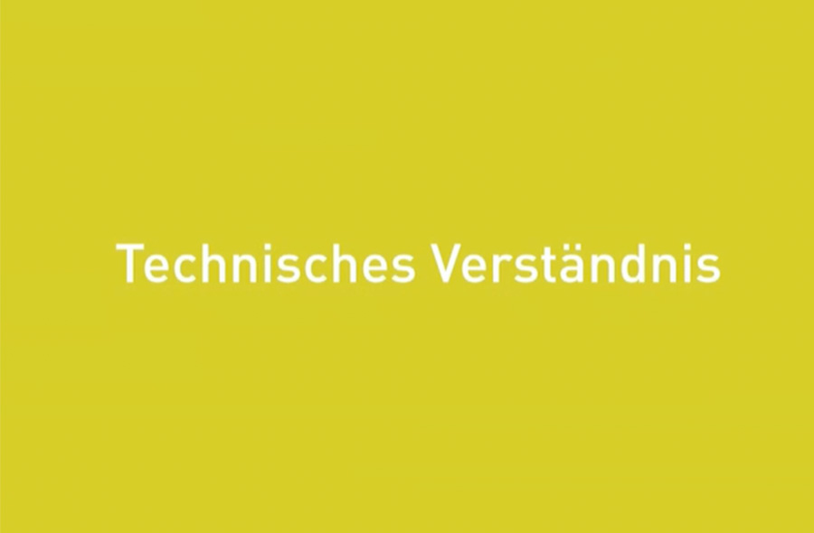 Berufliche Anforderungen: Technisches Verständnis