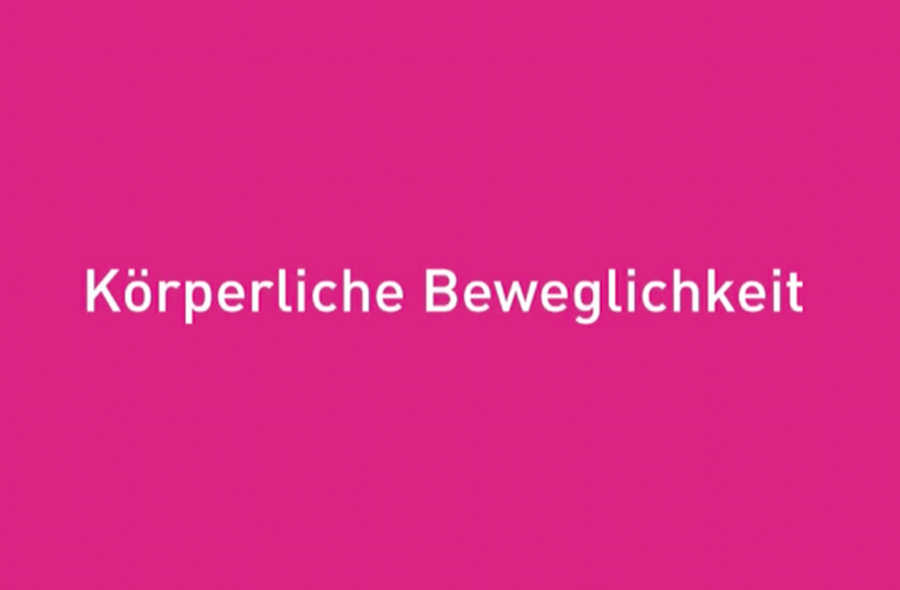 Berufliche Anforderungen: Körperliche Beweglichkeit