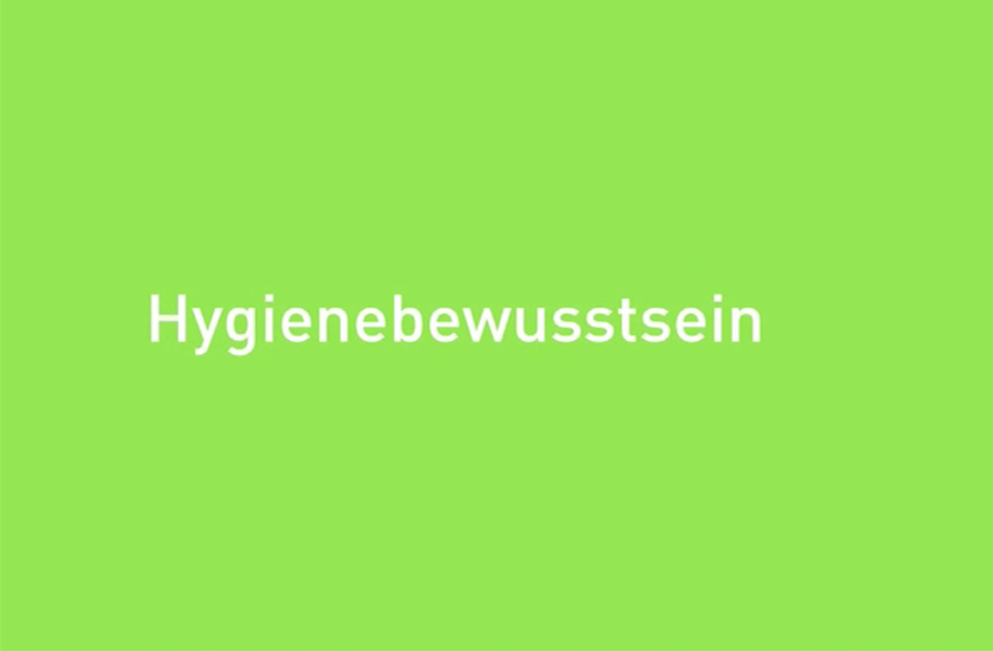 Berufliche Anforderungen: Hygienebewusstsein