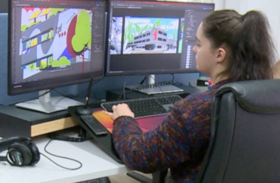 Interactive media designer AFC 
