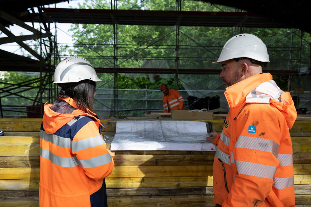 Koordination und Kontrolle der Arbeiten