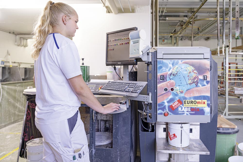 In der Werkstatt: vorbereiten und mischen