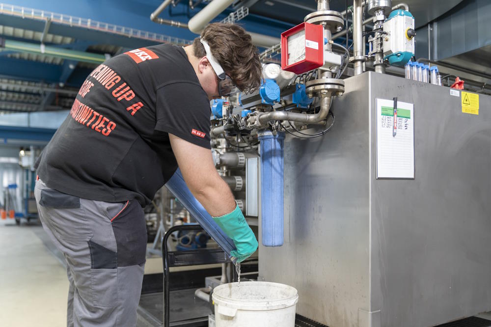 Anlage reparieren und warten