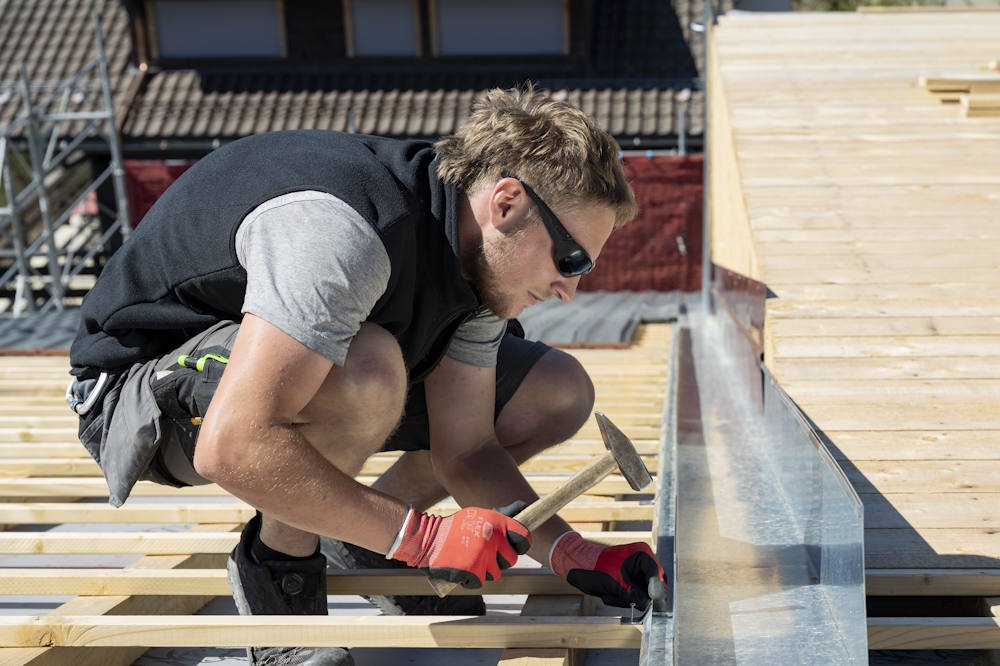 Montage auf der Baustelle