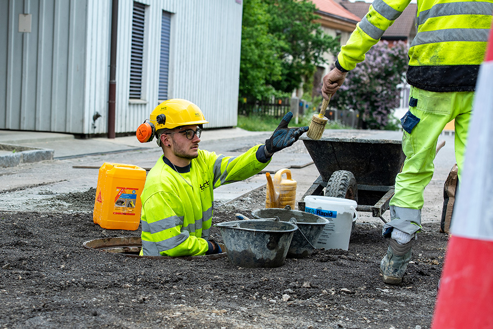 Armieren, schalen und betonieren