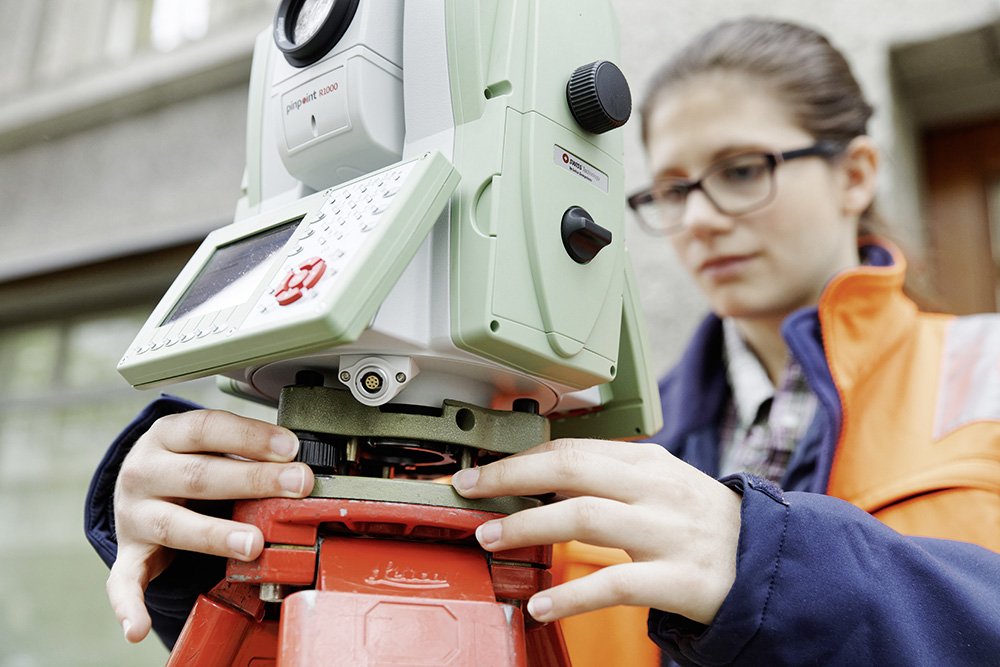 Fixpunkte bestimmen mit dem Tachymeter