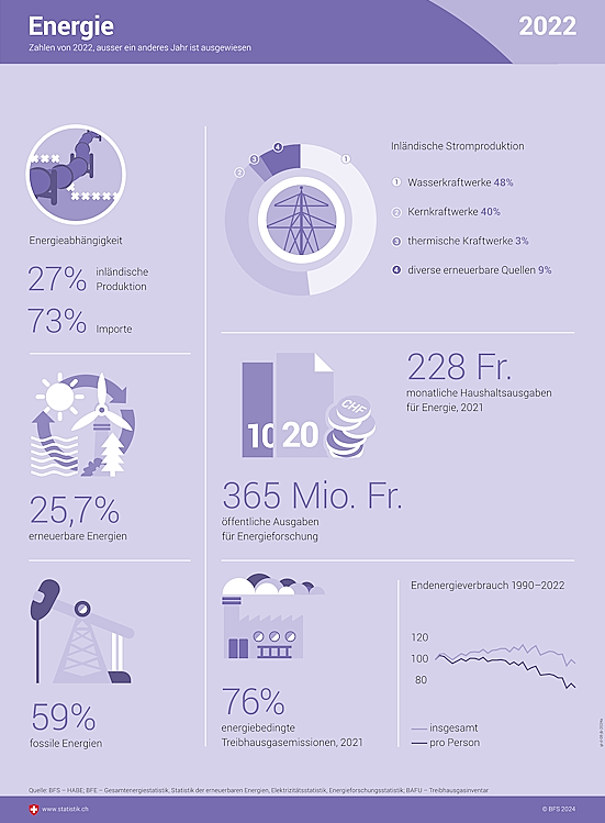 Infografik zu Energie.