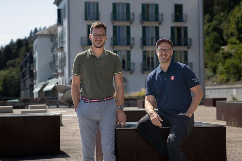 Zwei Vertreter der Eidgenössischen Hochschule für Sport Magglingen EHSM.